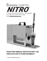 BREWISTA Cold Pro Nitro Manual предпросмотр