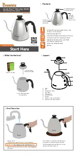 Preview for 1 page of BREWISTA Smart Pour BKS12S01G2TG Quick Start Manual