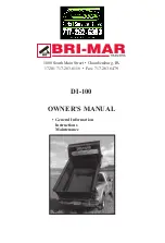 Preview for 1 page of Bri-Mar DI-100 Owner'S Manual