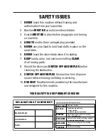 Preview for 2 page of Brice 300IB Operation And Safety Manual