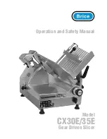 Brice CX30E Operation And Safety Manual предпросмотр