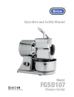 Brice FGSD107 Operation And Safety Manual предпросмотр