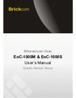 Brickcom EoC-1000M User Manual preview