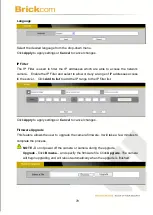 Preview for 87 page of Brickcom Fixed Box FB-100A User Manual