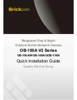 Preview for 1 page of Brickcom GOB-100A Quick Installation Manual