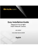 Preview for 1 page of Brickcom OB-E200Af Easy Installation Manual