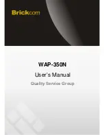 Brickcom WAP-350N User Manual preview