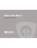 Brickhouse Security Black Box Micro User Manual предпросмотр