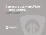 Preview for 1 page of Brickhouse Security Camscura Lux User Manual