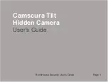 Preview for 1 page of Brickhouse Security Camscura Tilt Hidden Camera User Manual