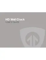 Brickhouse Security HD Wall Clock User Manual предпросмотр