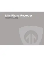 Brickhouse Security Mini Phone Recorder User Manual preview