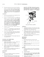 Предварительный просмотр 108 страницы Bricklin SV-1 1975 Service Manual Supplement