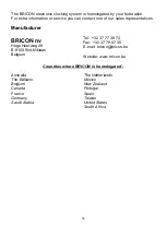 Preview for 65 page of Bricon Club System Manual