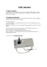 Preview for 2 page of Bricon GSM interface User Manual