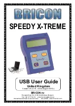 Bricon SPEEDY X-TREME User Manual preview