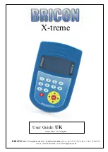 Preview for 1 page of Bricon X-treme User Manual