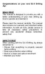 Preview for 3 page of Bridge City DJ-3 Manual