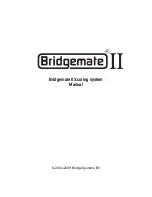 Bridge Systems BV Bridgemate II Manual предпросмотр