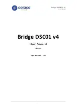 Bridge DSC01 User Manual preview