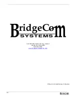 Preview for 32 page of BridgeComSystems BCM-220 User Manual