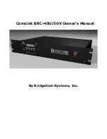 Предварительный просмотр 1 страницы BridgeComSystems ComLink BCR-40U Owner'S Manual