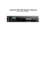 BridgeComSystems ComLink CS-540 Owner'S Manual предпросмотр