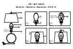 Предварительный просмотр 5 страницы Bridgeport Designs JF5316-TL Assembly Instructions