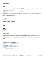 Preview for 8 page of Bridgesecure Technologies Alarmster ONE User Manual