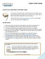 Preview for 1 page of Bridgesecure Technologies BridgeSecure Quick Start Manual
