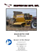 Bridgeview BALE KING 5300 Series Operator'S & Parts Manual preview