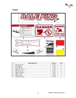 Предварительный просмотр 54 страницы Bridgeview BALE KING 8200 Operator'S & Parts Manual