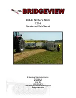 Предварительный просмотр 1 страницы Bridgeview BALE KING V-MAX 1214 Operator And Parts Manual