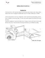 Предварительный просмотр 5 страницы Bridgeview FLEXCART 48 Operator'S Manual