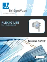 BridgeWave FLEX4G-LITE User Interface Manual preview