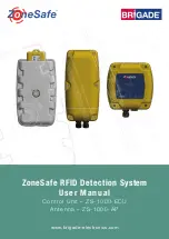 Предварительный просмотр 1 страницы Brigade Electronics ZoneSafe RFID User Manual