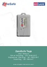 Предварительный просмотр 1 страницы Brigade Electronics ZoneSafe VibraTag ZS-1000-DVT User Manual