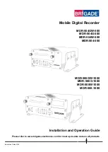 Предварительный просмотр 1 страницы Brigade MDR-504-500 Installation And Operation Manual