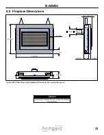 Предварительный просмотр 13 страницы Brigantia Fireplaces PERFECTION 35-DVRS31NB-2 Installation, Operation And Maintenance Manual