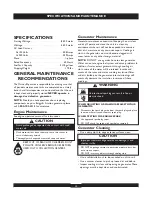 Preview for 12 page of Briggs & Stratton 01655-3 Operator'S Manual