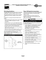 Предварительный просмотр 7 страницы Briggs & Stratton 01917-0 Installation & Owner'S Manual