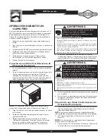 Preview for 47 page of Briggs & Stratton 01933-1 Operator'S Manual