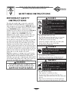 Предварительный просмотр 3 страницы Briggs & Stratton 01975-0 Installation And Owner'S Manual