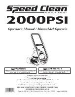 Предварительный просмотр 1 страницы Briggs & Stratton 020238-0 Operator'S Manual