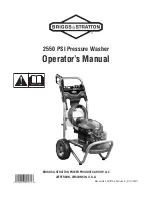 Предварительный просмотр 1 страницы Briggs & Stratton 020306-0 Operator'S Manual