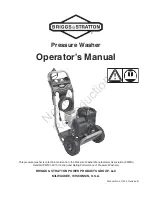 Предварительный просмотр 1 страницы Briggs & Stratton 020498 Operator'S Manual