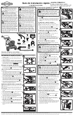 Предварительный просмотр 2 страницы Briggs & Stratton 020505-00 Quick Setup Manual