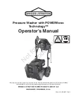 Briggs & Stratton 020569 Operator'S Manual предпросмотр