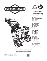 Briggs & Stratton 020595-03 Manual предпросмотр