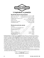 Preview for 52 page of Briggs & Stratton 020598 Operator'S Manual